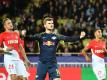 Doppeltorschütze in Monaco: Timo Werner (m.)