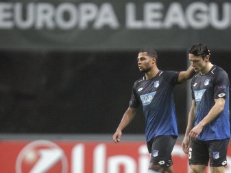Für 1899 Hoffenheim ist die Europa League beendet. Foto: Luis Vieira Für 1899 Hoffenheim ist die Europa League beendet. Foto: Luis Vieira