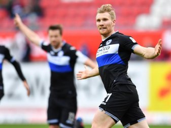 Andreas Voglsammer erzielte in Kaiserslautern den Siegtreffer für Arminia Bielefeld. Foto: Uwe Anspach Andreas Voglsammer erzielte in Kaiserslautern den Siegtreffer für Arminia Bielefeld. Foto: Uwe Anspach