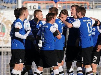 Jubel bei den Bielefeldern Jubel bei den Bielefeldern