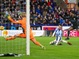 Raheem Sterling erzielte den 2:1-Siegtreffer für Manchester City. Foto: Danny Lawson Raheem Sterling erzielte den 2:1-Siegtreffer für Manchester City. Foto: Danny Lawson