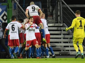 Der HSV gewinnt das zweite Heimspiel nacheinander. Foto: Daniel Reinhardt Der HSV gewinnt das zweite Heimspiel nacheinander. Foto: Daniel Reinhardt