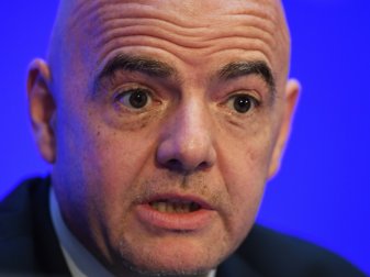 Gianni Infantino hat hohe Erwartungen an die WM 2018 Gianni Infantino hat hohe Erwartungen an die WM 2018