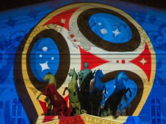 Die Vorfreude auf die WM steigt in Russland Die Vorfreude auf die WM steigt in Russland