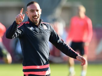Ribery ist nach Verletzung zurück im Mannschaftstraining Ribery ist nach Verletzung zurück im Mannschaftstraining