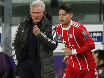 Jupp Heynckes kann wohl wieder mit James (r.) planen Jupp Heynckes kann wohl wieder mit James (r.) planen