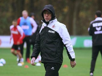 Köln-Trainer Peter Stöger wünscht sich mehr Vertrauen und eine klare Entscheidung. Foto: Oliver Berg