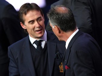 Julen Lopetegui (l.) hat höchsten Respekt vor Portugal Julen Lopetegui (l.) hat höchsten Respekt vor Portugal
