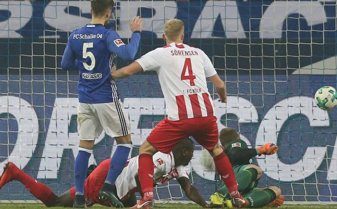 Der FC Köln schafft ein Unentschieden gegen Schalke 04