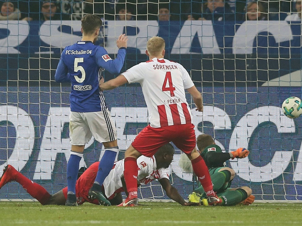 Der FC Köln schafft ein Unentschieden gegen Schalke 04