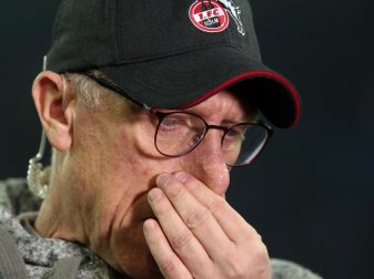 Wie geht es für Trainer Peter Stöger beim 1. FC Köln weiter? Foto: Ina Fassbender