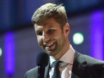 Ex-Nationalspieler Thomas Hitzlsperger wurde mit 94,2 Prozent der anwesenden Mitglieder ins Präsidium des VfB Stuttgart gewählt. Foto: Jonas Güttler Ex-Nationalspieler Thomas Hitzlsperger wurde mit 94,2 Prozent der anwesenden Mitglieder ins Präsidium des VfB Stuttgart gewählt. Foto: Jonas Güttler