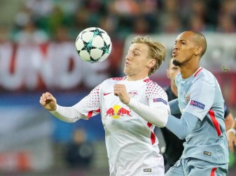 RB Leipzig bangt um den Einsatz von Emil Forsberg (l). Foto: Jan Woitas RB Leipzig bangt um den Einsatz von Emil Forsberg (l). Foto: Jan Woitas