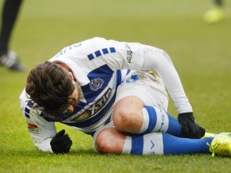 Moritz Stoppelkamp fällt wegen einer Bänderverletzung im linken Sprunggelenk aus. Foto: Roland Weihrauch