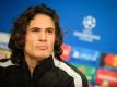 Will mit Paris in München den Gruppensieg perfekt machen: PSG-Angreifer Edinson Cavani. Foto: Matthias Balk