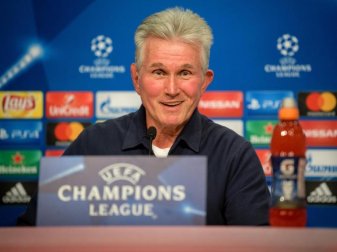 Bayern-Trainer Jupp Heynckes zeigte sich vor dem Rückspiel gegen PSG sichtlich entspannt. Foto: Matthias Balk Bayern-Trainer Jupp Heynckes zeigte sich vor dem Rückspiel gegen PSG sichtlich entspannt. Foto: Matthias Balk