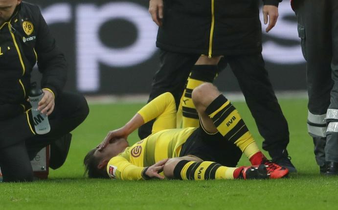Philipp verletzte sich im Spiel gegen Leverkusen 