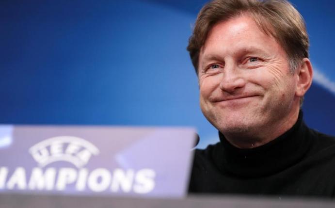 RB-Coach Ralph Hasenhüttl gibt sich vor dem Königsklassen-Heimspiel gegen Besiktas Istanbul entspannt. Foto: Jan Woitas