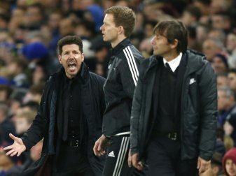 Simeone (l.) nimmt frühes Champions-League-Aus sportlich