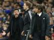 Simeone (l.) nimmt frühes Champions-League-Aus sportlich