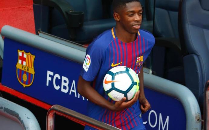 Hat nach seiner Verletzung das Mannschaftstraining beim FC Barcelona wieder aufgenommen: Ousmane Dembélé. Foto: Jorna