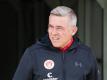 Der FC St. Pauli trennt sich von Trainer Olaf Janßen. Foto: Swen Pförtner