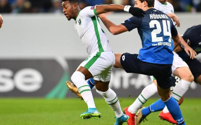Die TSG Hoffenheim verabschiedet sich mit einem 1:1 gegen Ludogorez Rasgrad aus der Europa League. Foto: Uwe Anspach