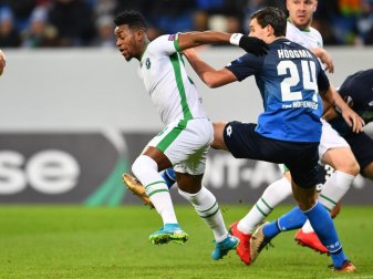 Die TSG Hoffenheim verabschiedet sich mit einem 1:1 gegen Ludogorez Rasgrad aus der Europa League. Foto: Uwe Anspach Die TSG Hoffenheim verabschiedet sich mit einem 1:1 gegen Ludogorez Rasgrad aus der Europa League. Foto: Uwe Anspach
