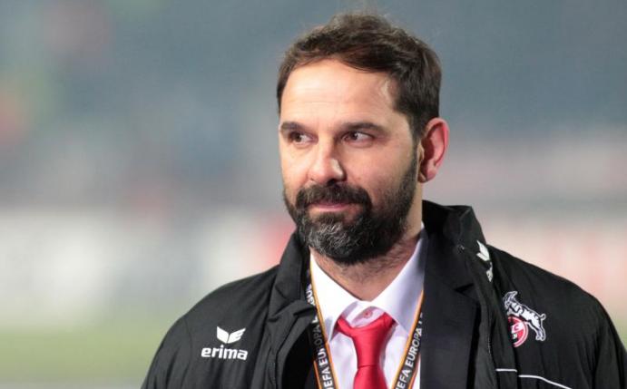 Kölns Trainer Stefan Ruthenbeck konnte mit dem FC Köln in Belgrad für keine Überraschung sorgen. Foto: Dragan Stankovic