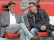 Todt (l.) lobt St. Pauli-Coach Kauczinski (r.)
