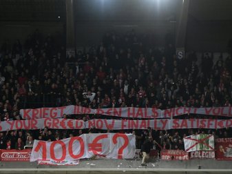 Der Protest der Bayern-Fans wird teuer bestraft Der Protest der Bayern-Fans wird teuer bestraft