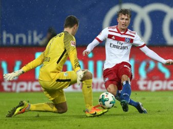 Casteels hält die Null: Arp vergab die größte HSV-Chance Casteels hält die Null: Arp vergab die größte HSV-Chance