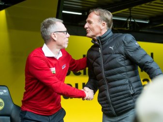 Bosz-Nachfolger beim BVB: Peter Stöger (l.)