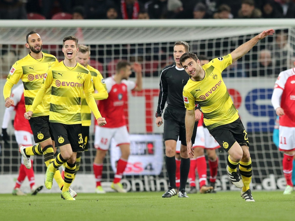 Borussia Dortmund gewinnt gegen Mainz 05 mit 2:0