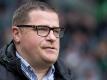 Gladbachs Sportdirektor Max Eberl gefiel das Verhalten der Fans nicht. Foto: Marius Becker