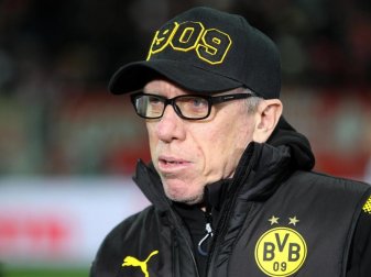 Peter Stöger will den Dortmunder Positivtrend fortsetzen. Foto: Thomas Frey Peter Stöger will den Dortmunder Positivtrend fortsetzen. Foto: Thomas Frey