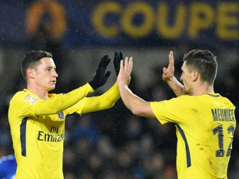 Julian Draxler (l.) stand bei PSG in der Startelf Julian Draxler (l.) stand bei PSG in der Startelf