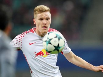 Marcel Halstenberg hatte sich im Spiel der Leipziger gegen Hertha BSC verletzt. Foto: Jan Woitas Marcel Halstenberg hatte sich im Spiel der Leipziger gegen Hertha BSC verletzt. Foto: Jan Woitas