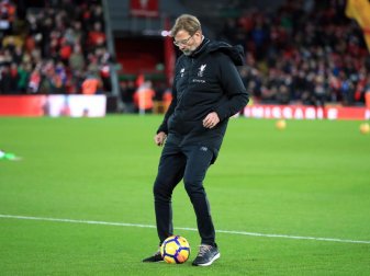 Liverpools Trainer Jürgen Klopp und sein Team hatten mit dem Tabellenletzten Swansea keine Probleme. Foto: Peter Byrne