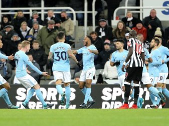 Raheem Sterling erzielte den verdienten Siegtreffer für Manchester City. Foto: Owen Humphreys Raheem Sterling erzielte den verdienten Siegtreffer für Manchester City. Foto: Owen Humphreys