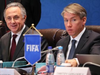 Alexej Sorokin (r) hat Witali Mutko als Cheforganisator der WM 2018 in Russland abgelöst. Foto: Christian Charisius Alexej Sorokin (r) hat Witali Mutko als Cheforganisator der WM 2018 in Russland abgelöst. Foto: Christian Charisius