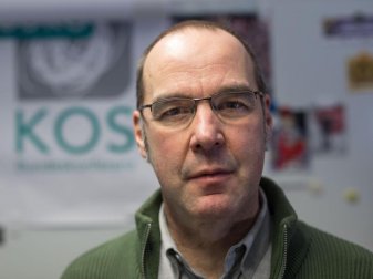 Michael Gabriel ist der Leiter der Koordinationsstelle Fanprojekte. (KOS) Foto: Frank Rumpenhorst