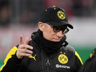Dortmunds neuer Trainer Peter Stöger hat die Mannschaft wieder auf Kurs gebracht. Foto: Tobias Hase Dortmunds neuer Trainer Peter Stöger hat die Mannschaft wieder auf Kurs gebracht. Foto: Tobias Hase
