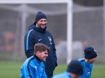 Hertha-Coach Pal Dardai musste beim Trainingsauftakt auf zwei Leistungsträger verzichten. Foto: Soeren Stache