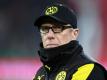 Dortmunds Trainer Peter Stöger will das Trainingslager dazu nutzen dem Team seine Fußball-Philosophie zu vermitteln. Foto: Tobias Hase