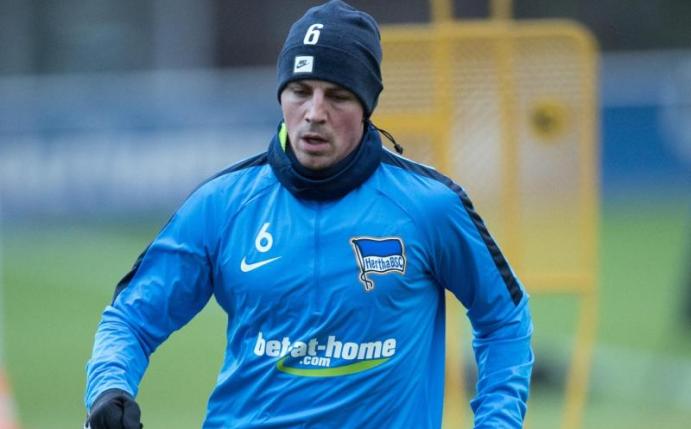 Ist nach langer Verletzungspause zurück im Hertha-Training: Vladimir Darida. Foto: Soeren Stache