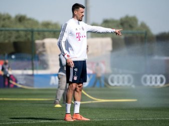 Möchte sich beim FC Bayern für die WM in Russland empfehlen: Winter-Neuzugang Sandro Wagner. Foto: Sven Hoppe