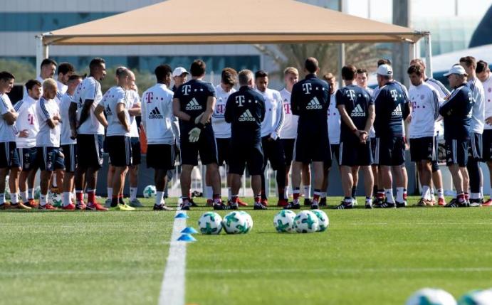 Die zweite Trainingseinheit für die Bayern-Spieler wurde von Trainer Jupp Heynckes gestrichen. Foto: Sven Hoppe