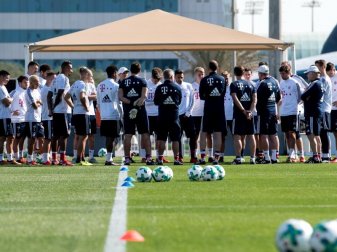 Die zweite Trainingseinheit für die Bayern-Spieler wurde von Trainer Jupp Heynckes gestrichen. Foto: Sven Hoppe Die zweite Trainingseinheit für die Bayern-Spieler wurde von Trainer Jupp Heynckes gestrichen. Foto: Sven Hoppe