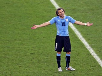 Diego Forlan spielte bei der WM 2014 noch für die Nationalmannschaft von Uruguay. Foto: Marcelo Sayao Diego Forlan spielte bei der WM 2014 noch für die Nationalmannschaft von Uruguay. Foto: Marcelo Sayao